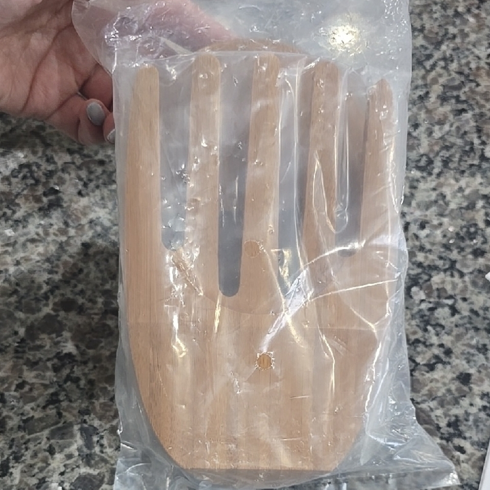 Wooden Salad Hands
